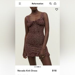 REFORMATION - BRAND NEW Nevada Knit Dress - Size XL
